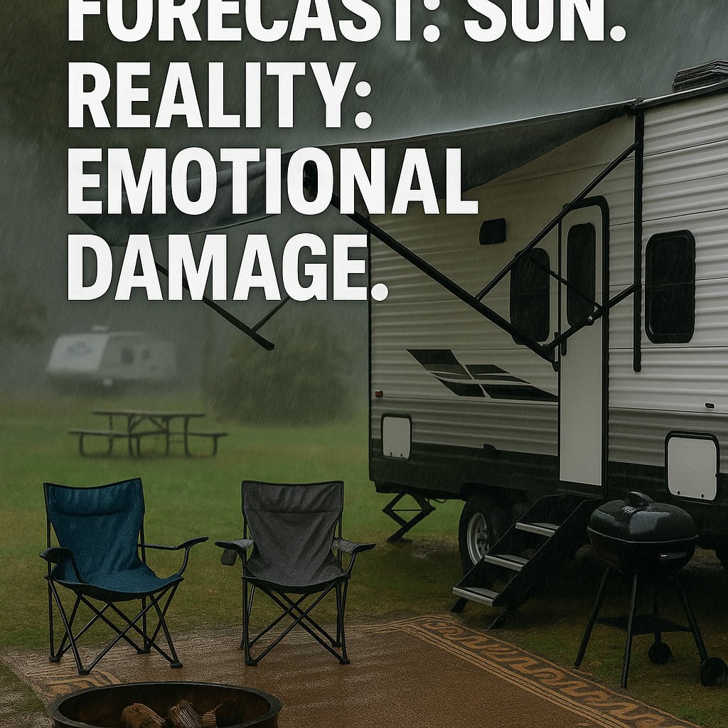 Forecast: Sun. Reality: Emotional Damage.