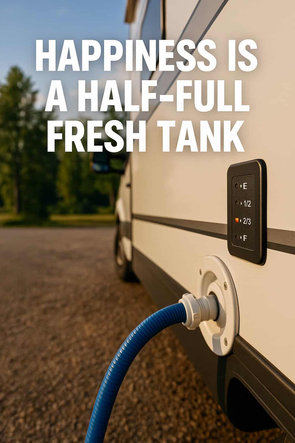 Happiness Is a Half-Full Fresh Tank