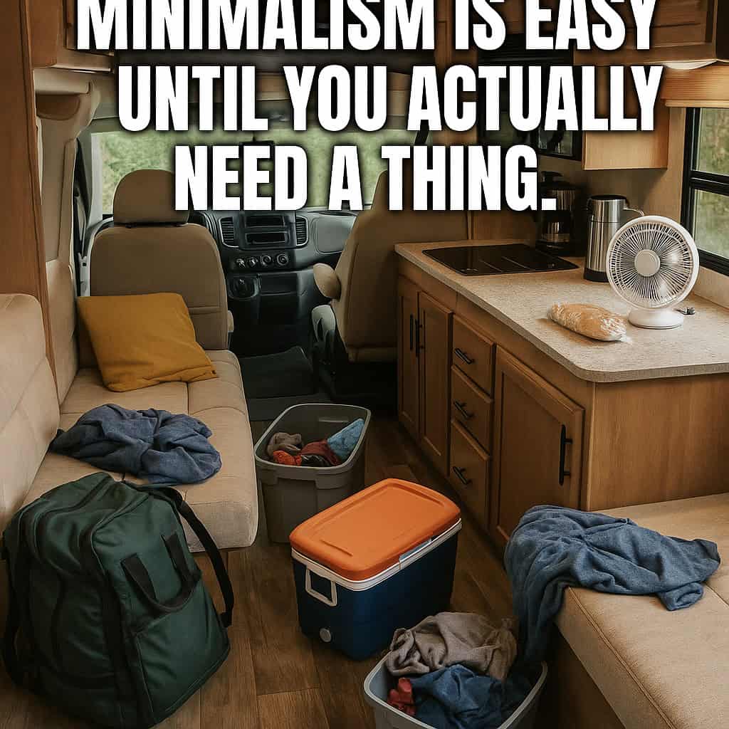 Minimalism Is Easy Until You Actually Need a Thing.