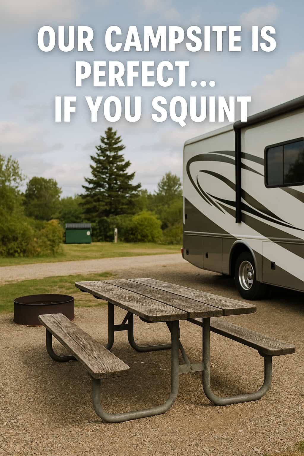 Our Campsite Is Perfect… If You Squint.