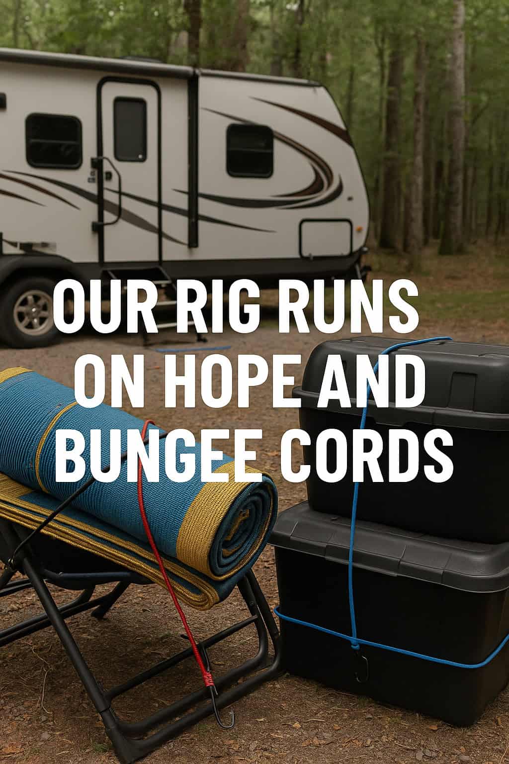 Our Rig Runs on Hope and Bungee Cords