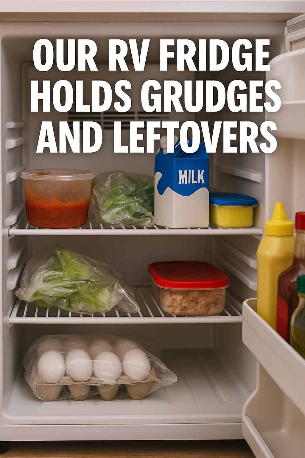 Our RV Fridge Holds Grudges and Leftovers.
