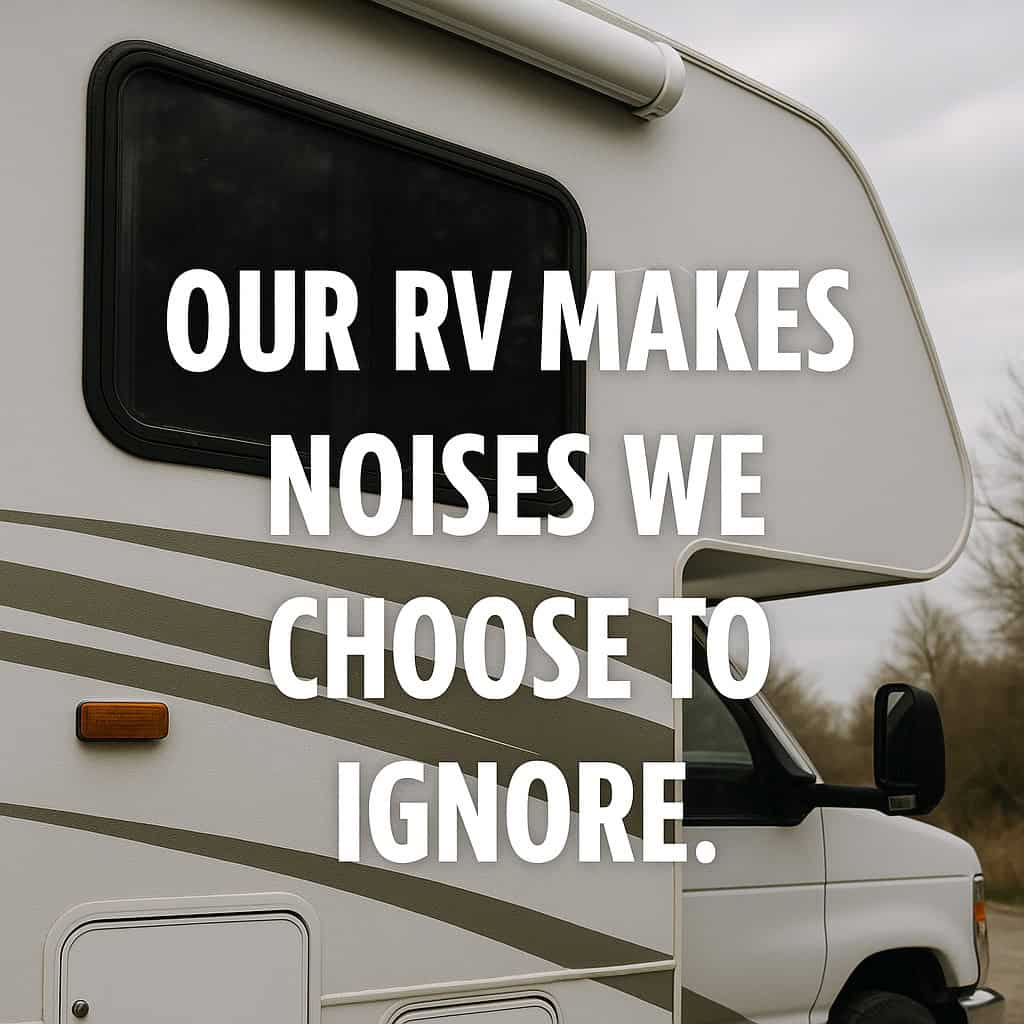 Our RV Makes Noises We Choose to Ignore.