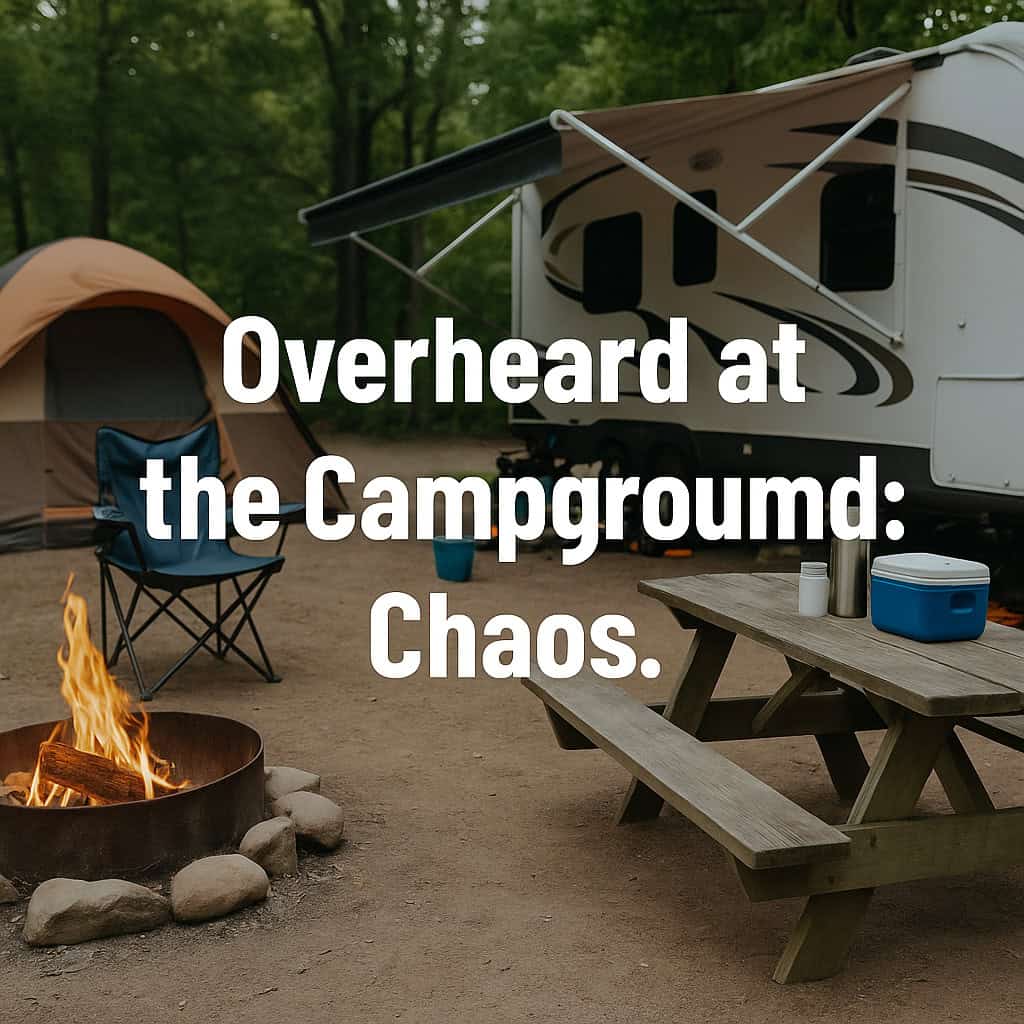 Overheard at the Campground: Chaos.