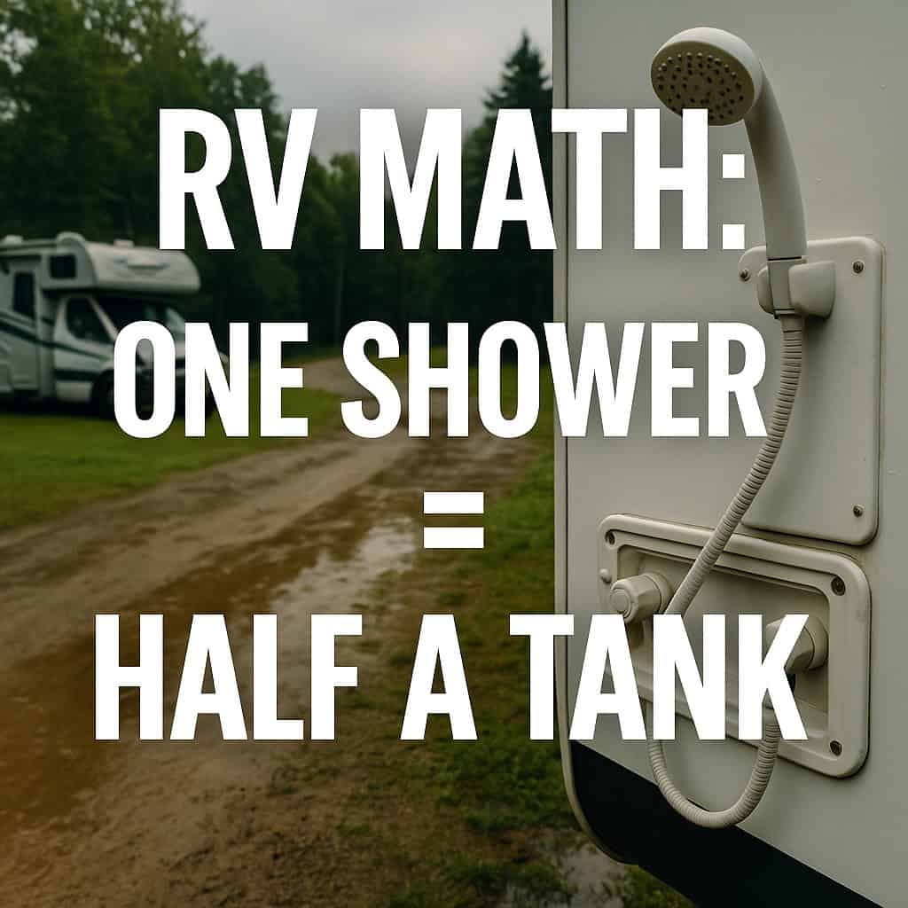 RV Math: One Shower = Half a Tank