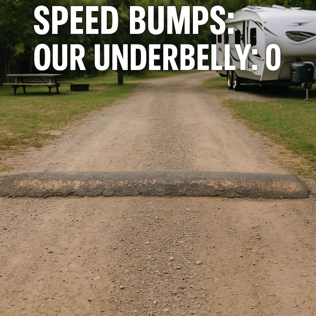 Speed Bumps: 1, Our Underbelly: 0.