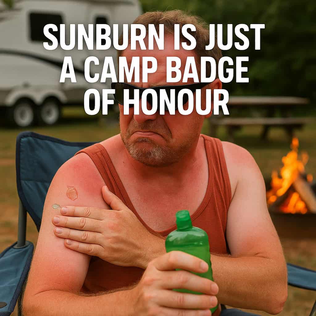 Sunburn Is Just a Camp Badge of Honor