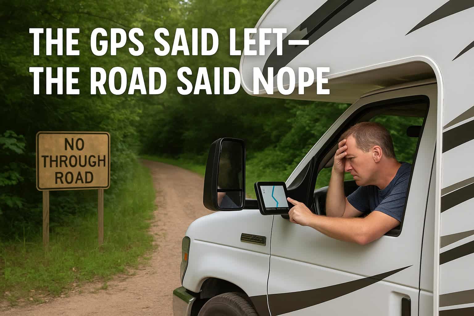 The GPS Said Left—The Road Said Nope
