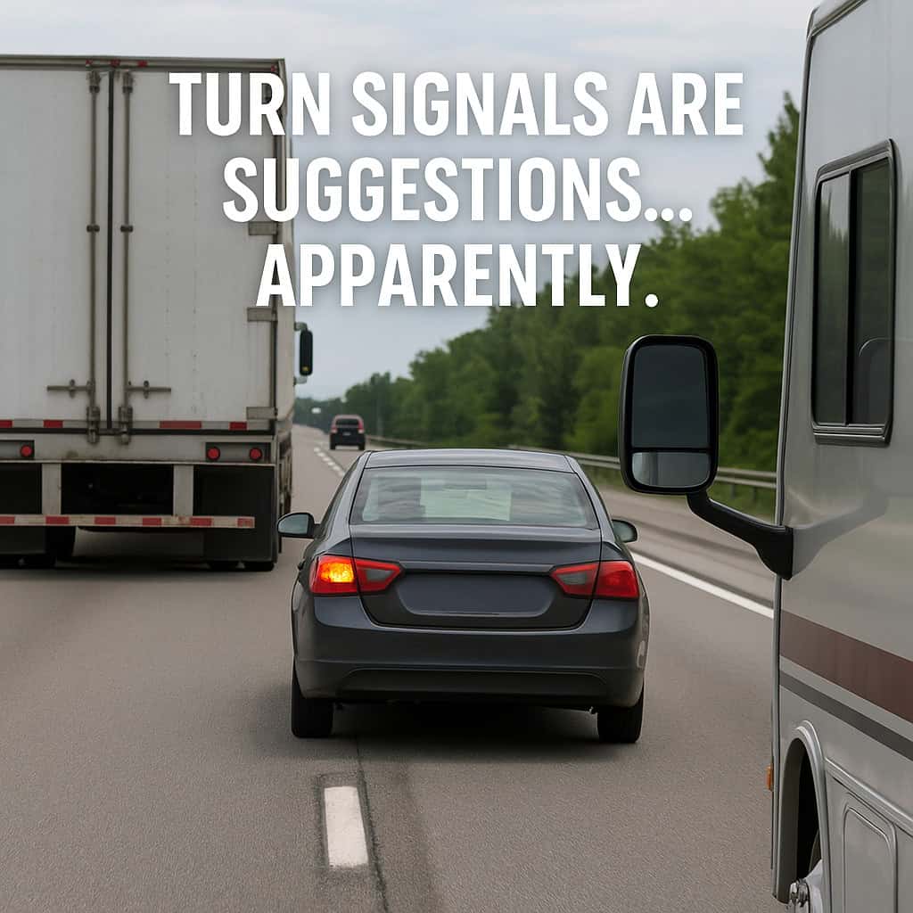 Turn Signals Are Suggestions… Apparently.