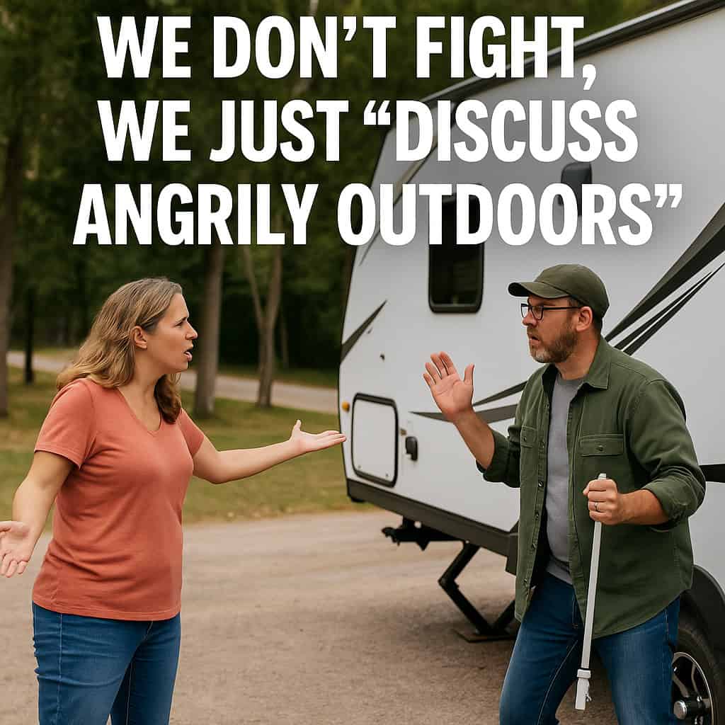We Don’t Fight, We Just “Discuss Angrily Outdoors”