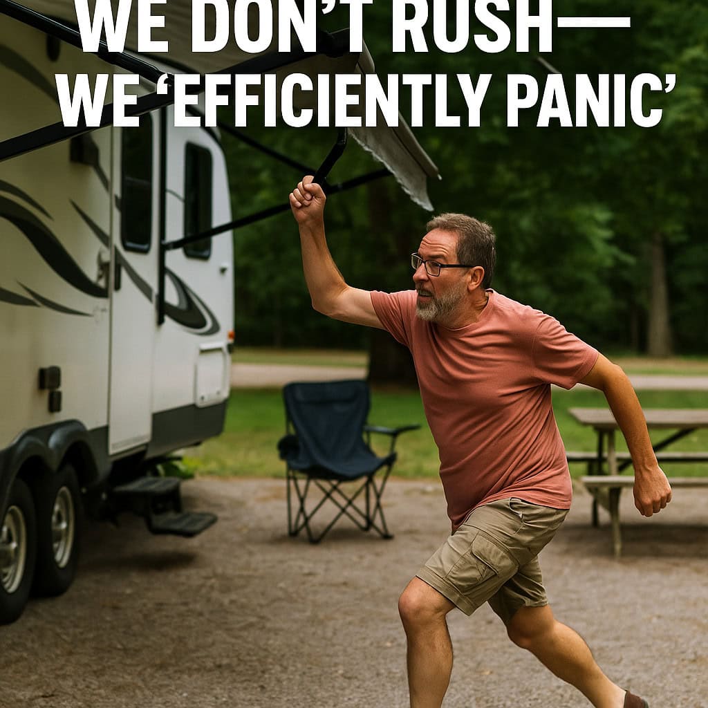 We Don’t Rush—We “Efficiently Panic.”