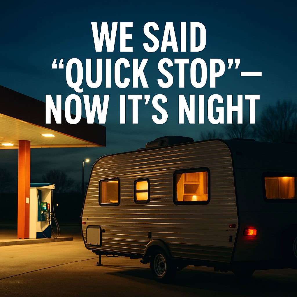 We Said “Quick Stop”—Now It’s Night