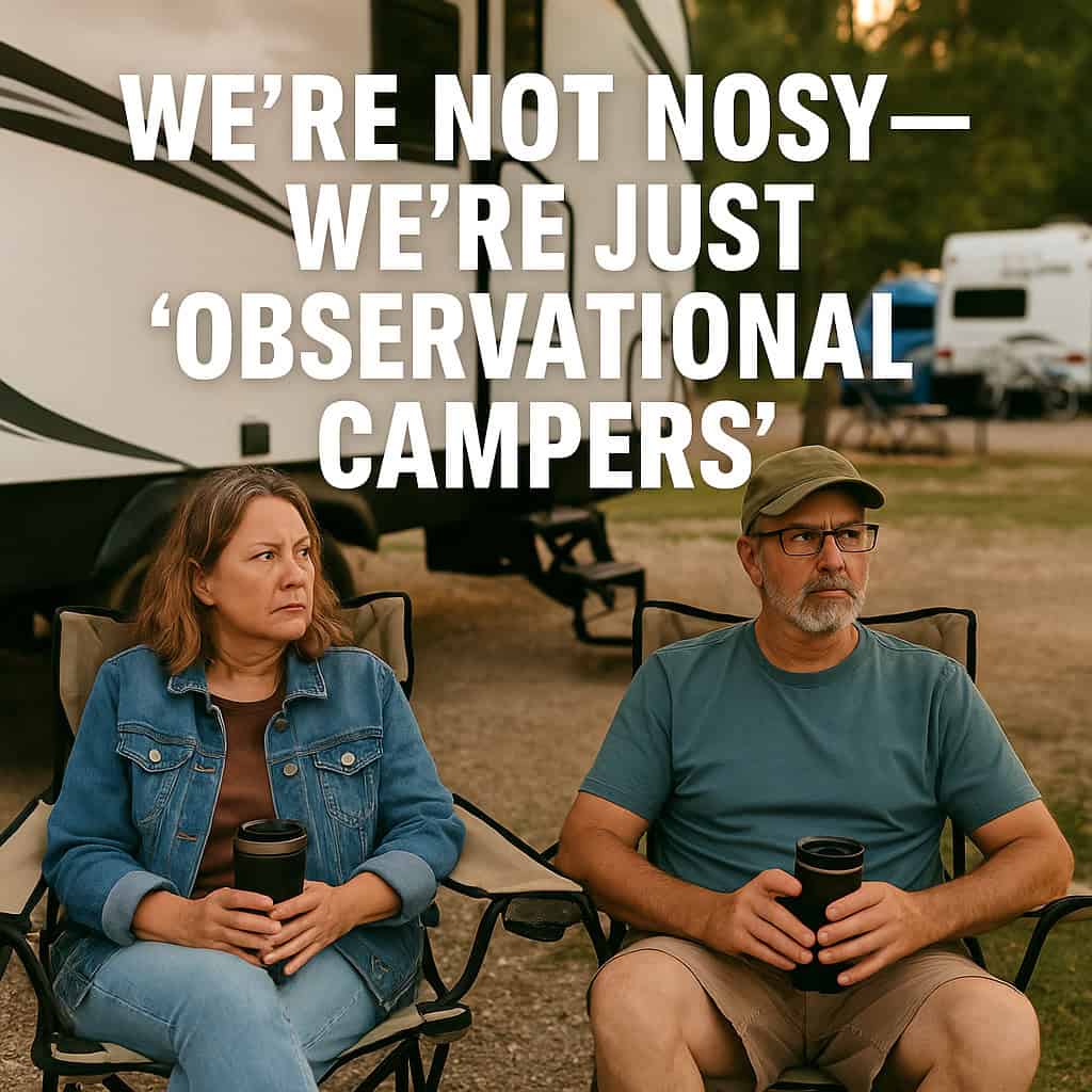 We’re Not Nosy—We’re Just “Observational Campers”