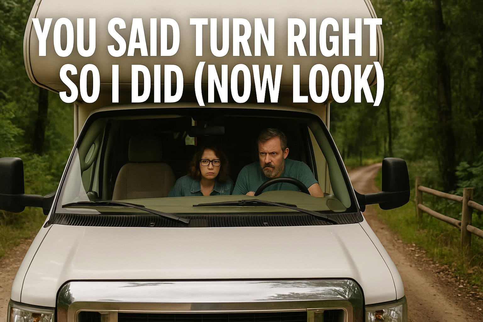 You Said Turn Right So I Did (Now Look)