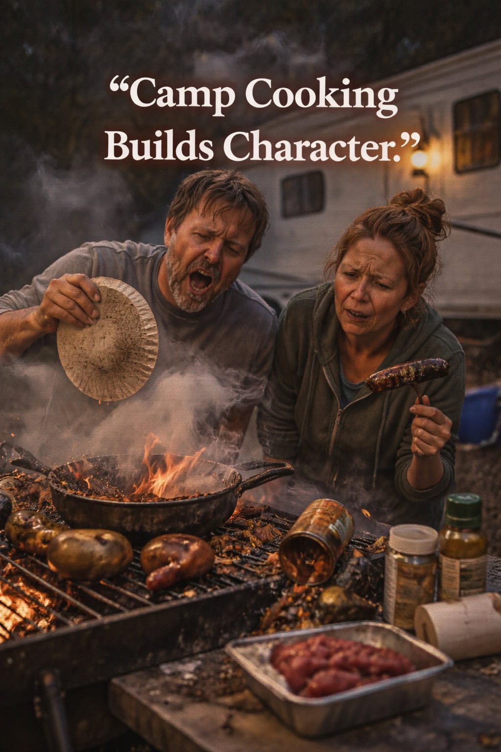 Camp Cooking Builds Character