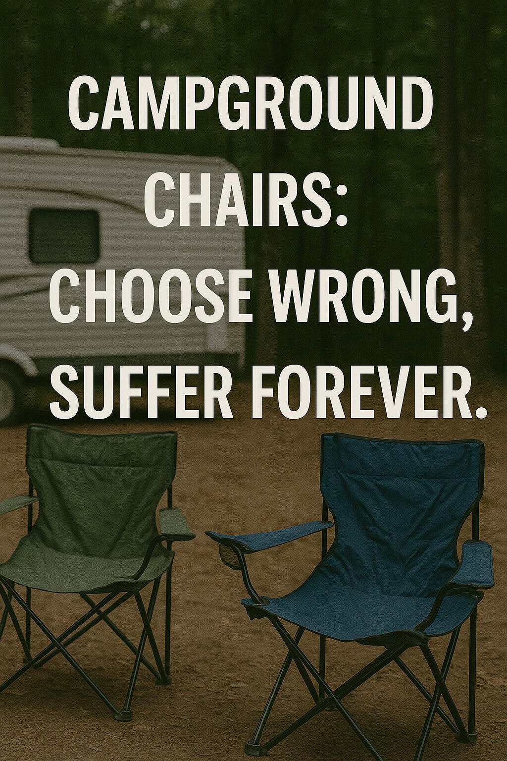 Campground Chairs: Choose Wrong, Suffer Forever.