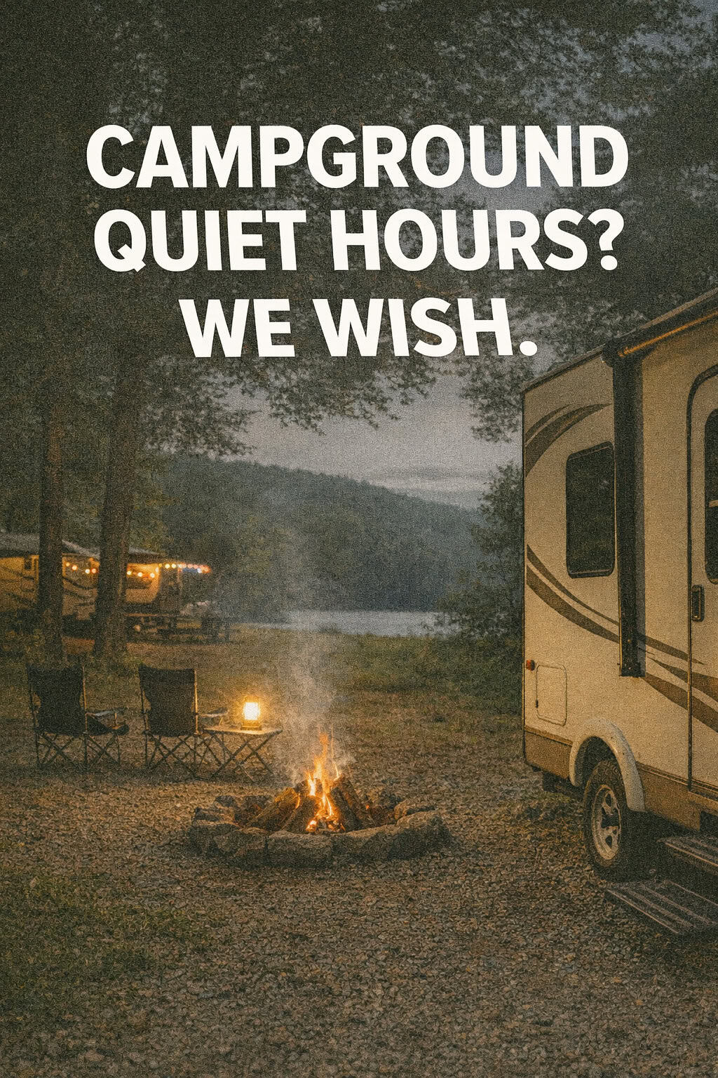Campground Quiet Hours? We Wish.