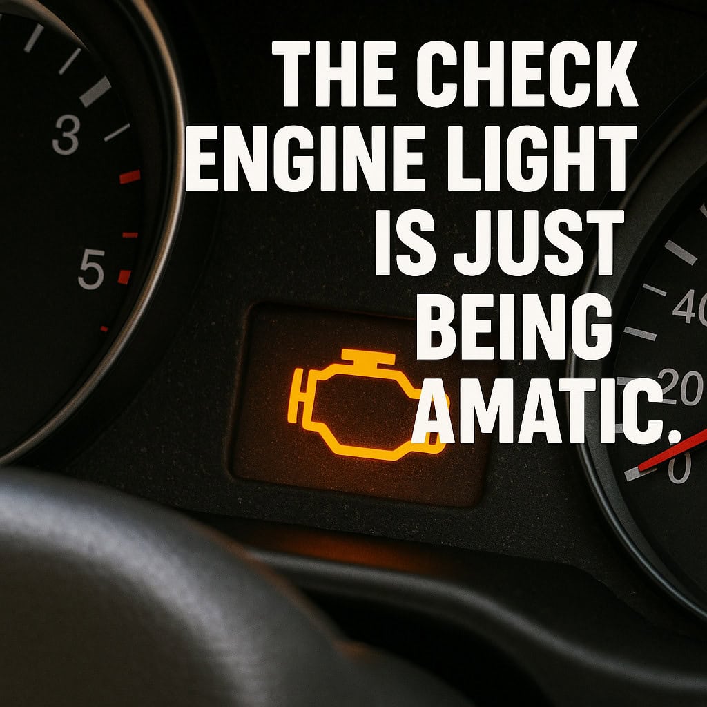 The Check Engine Light Is Just Being Dramatic.