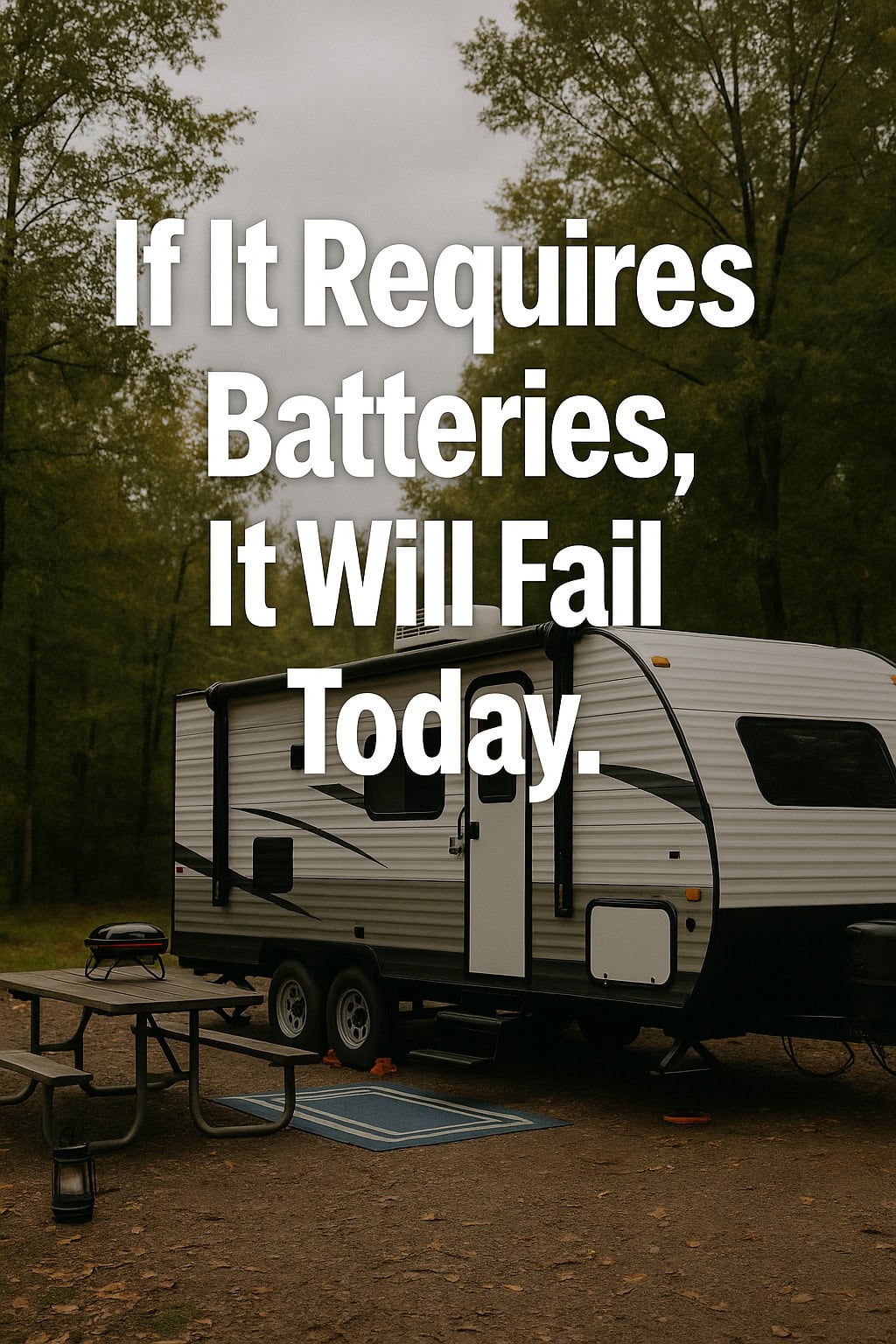 If It Requires Batteries, It Will Fail Today.