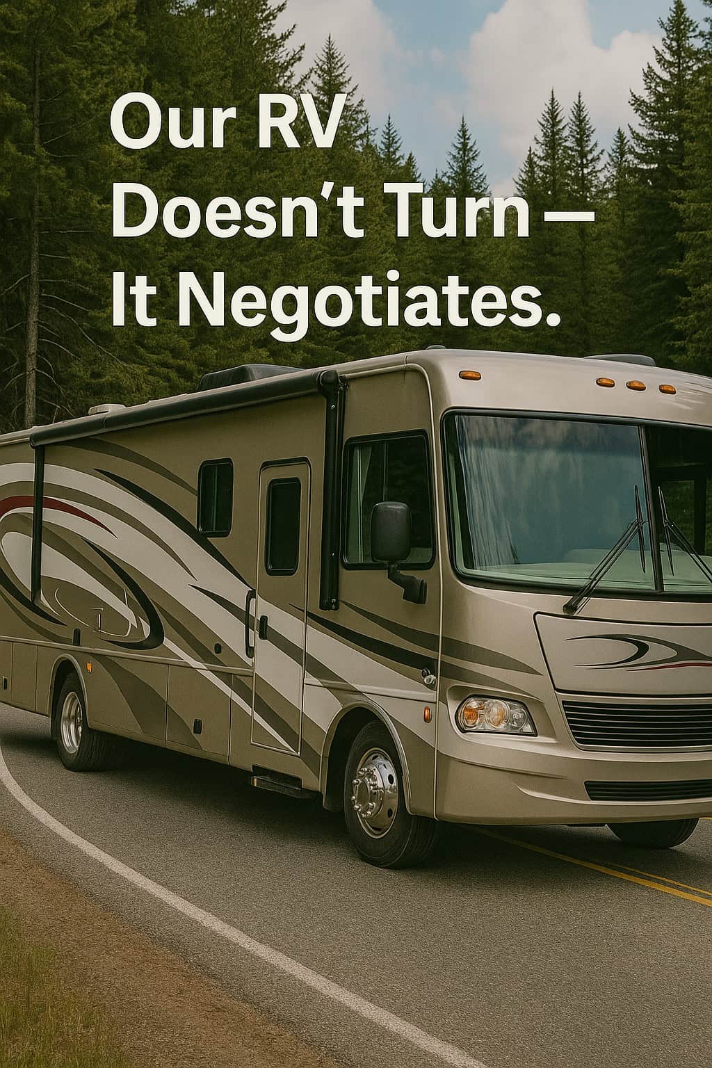 Our RV Doesn’t Turn — It Negotiates.