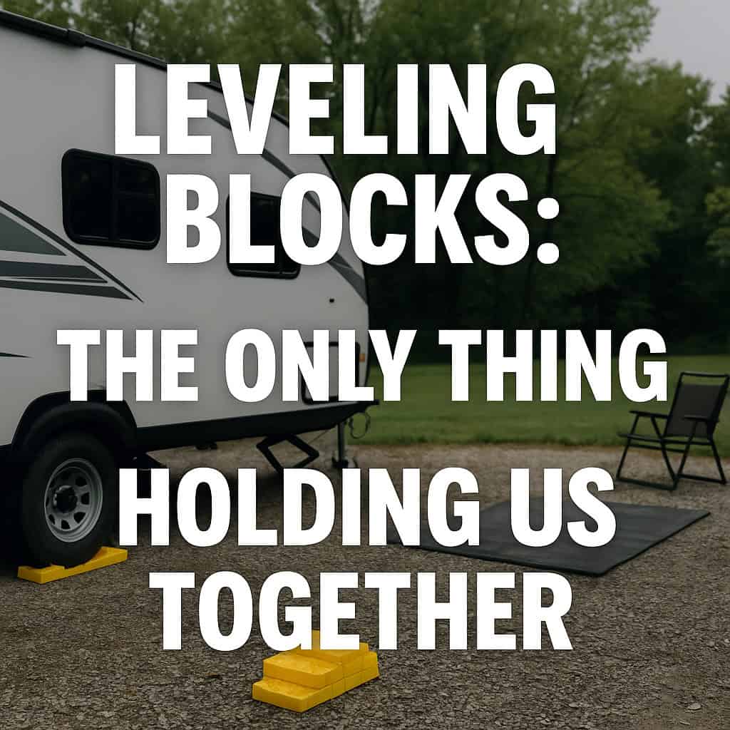 Leveling Blocks: The Only Thing Holding Us Together.