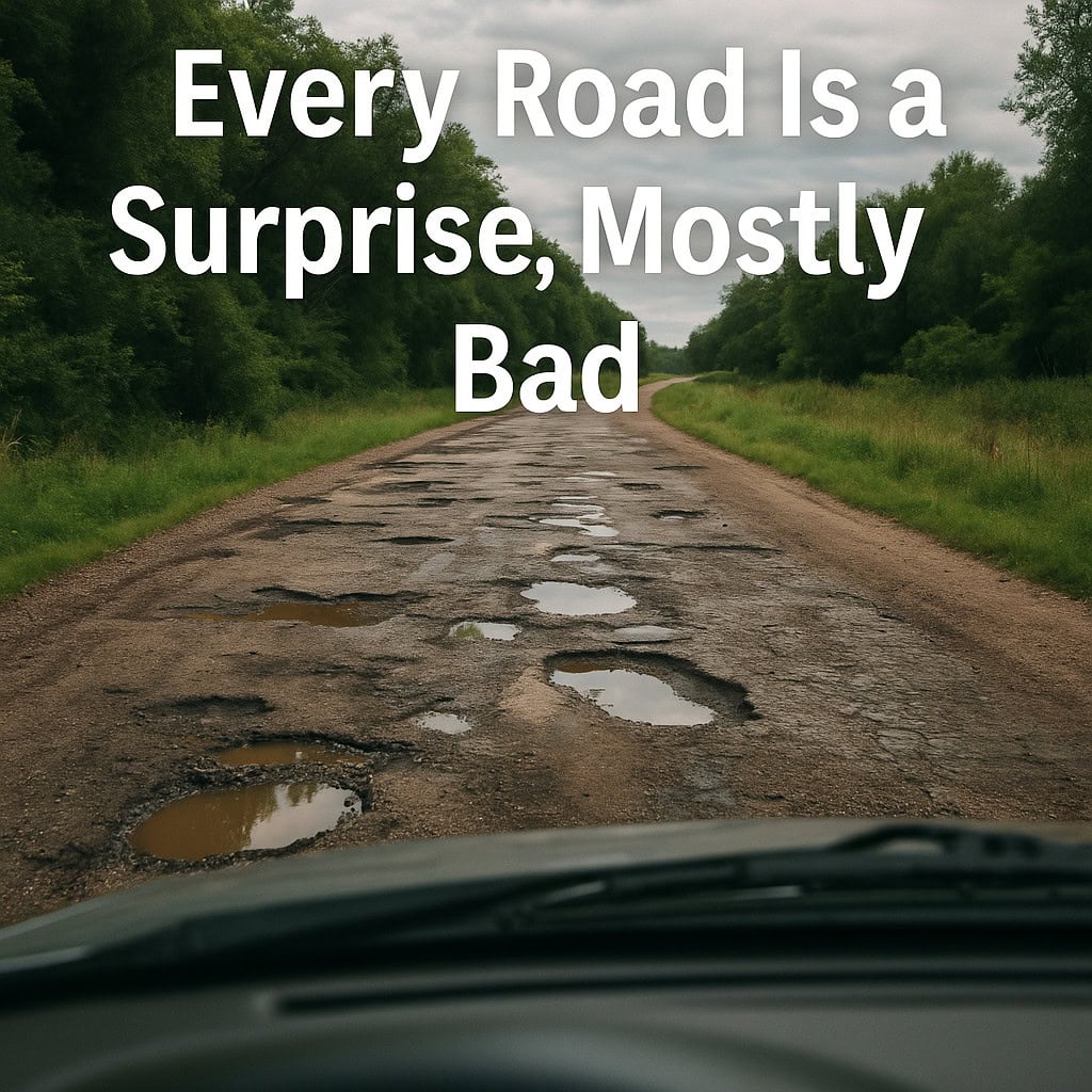 Every Road Is a Surprise, Mostly Bad.