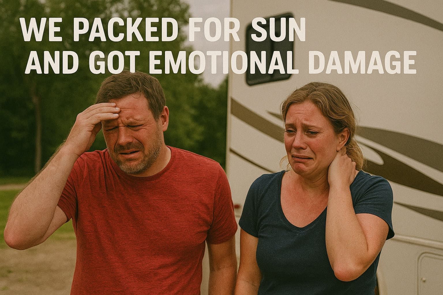 “We Packed for Sun and Got Emotional Damage.”