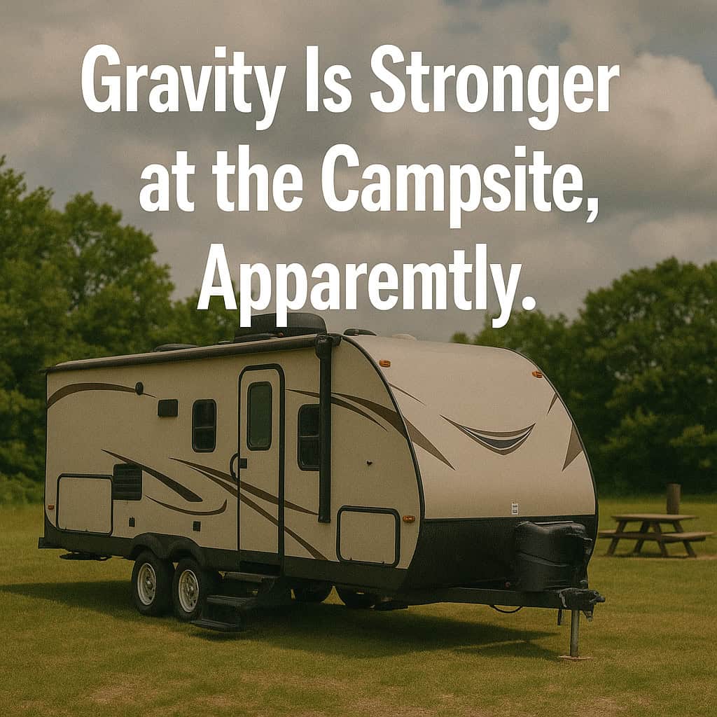 Gravity Is Stronger at the Campsite, Apparently