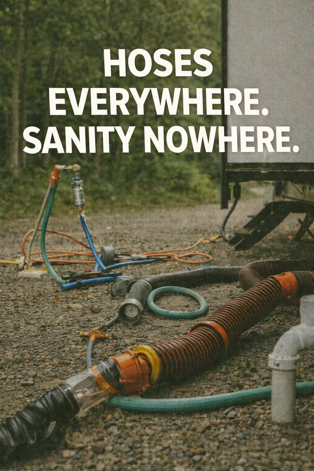 Hoses Everywhere. Sanity Nowhere.