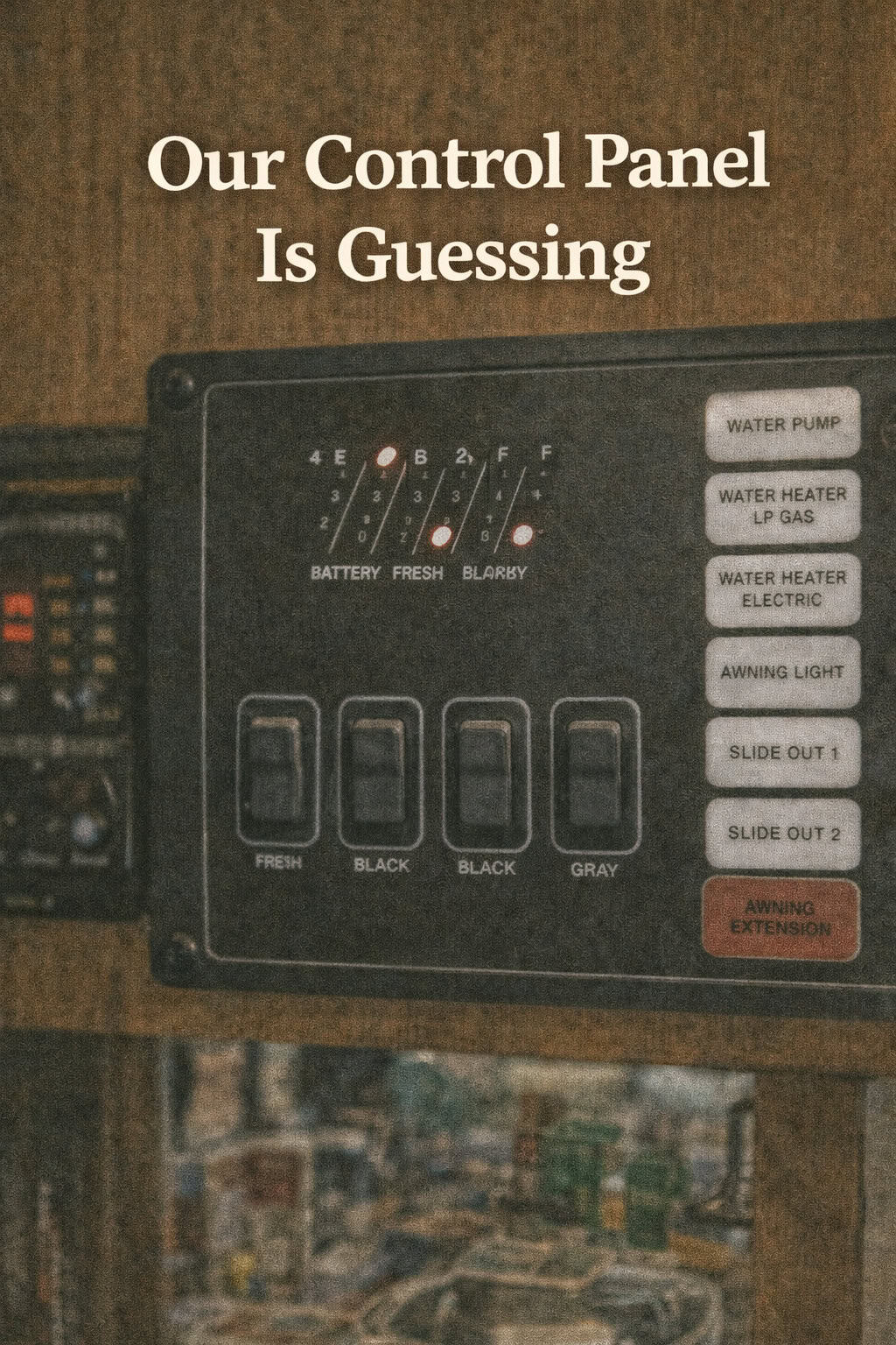 Our Control Panel Is Guessing