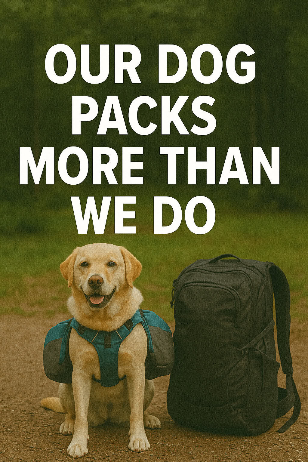 Our Dog Packs More Than We Do