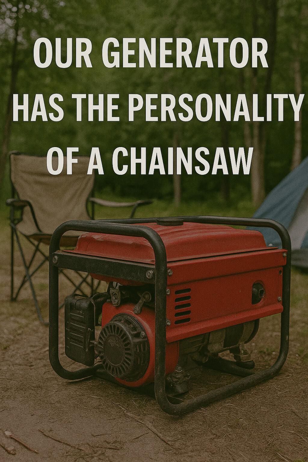 Our Generator Has the Personality of a Chainsaw