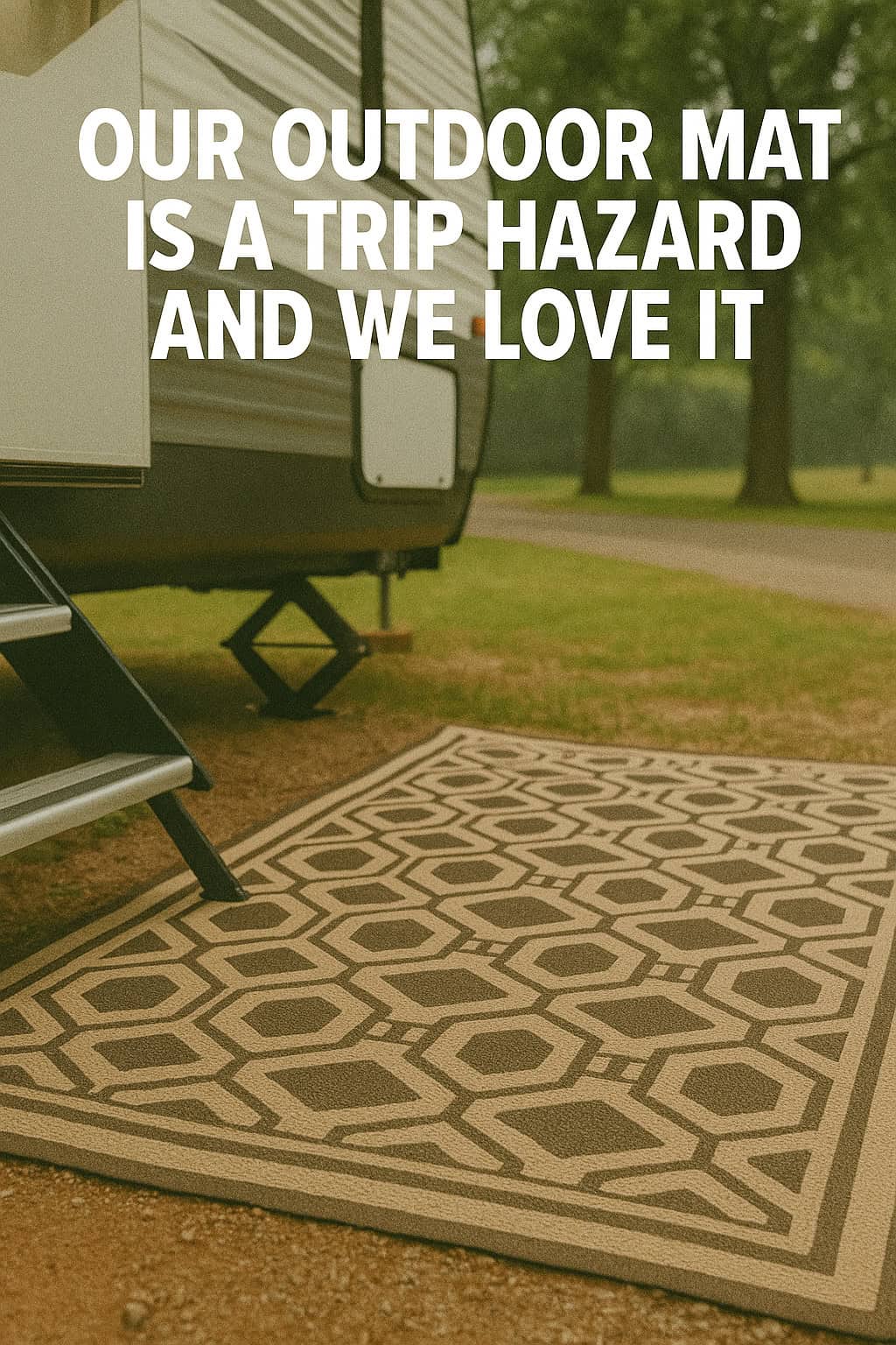Our Outdoor Mat Is a Trip Hazard and We Love It