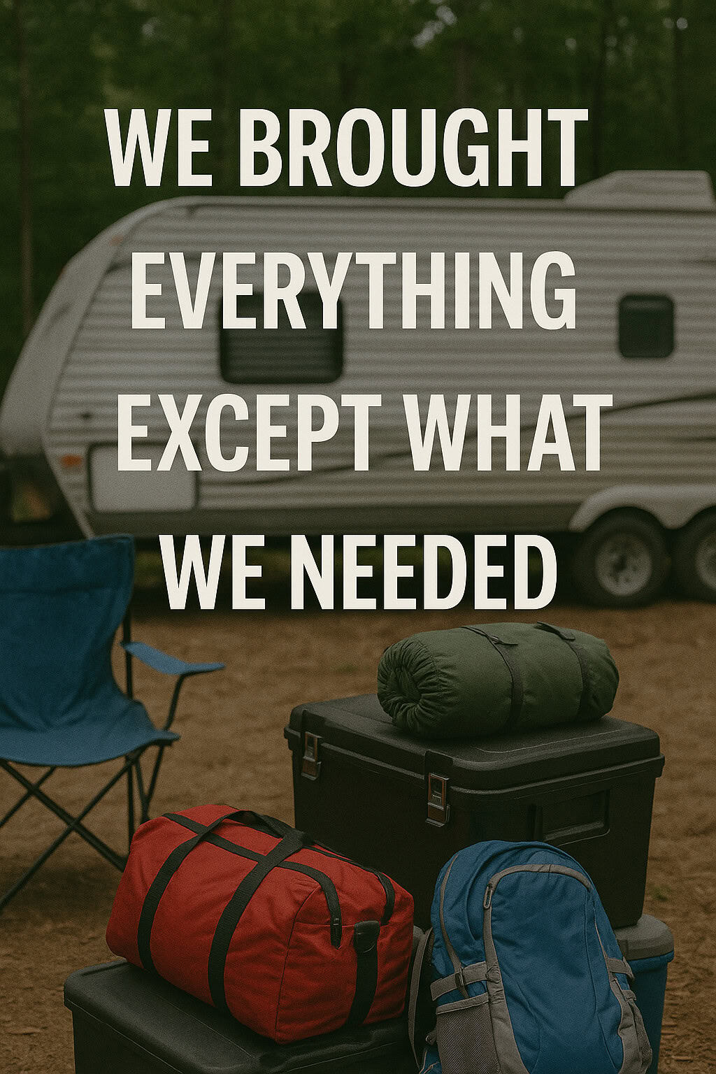 We Brought Everything Except What We Needed.
