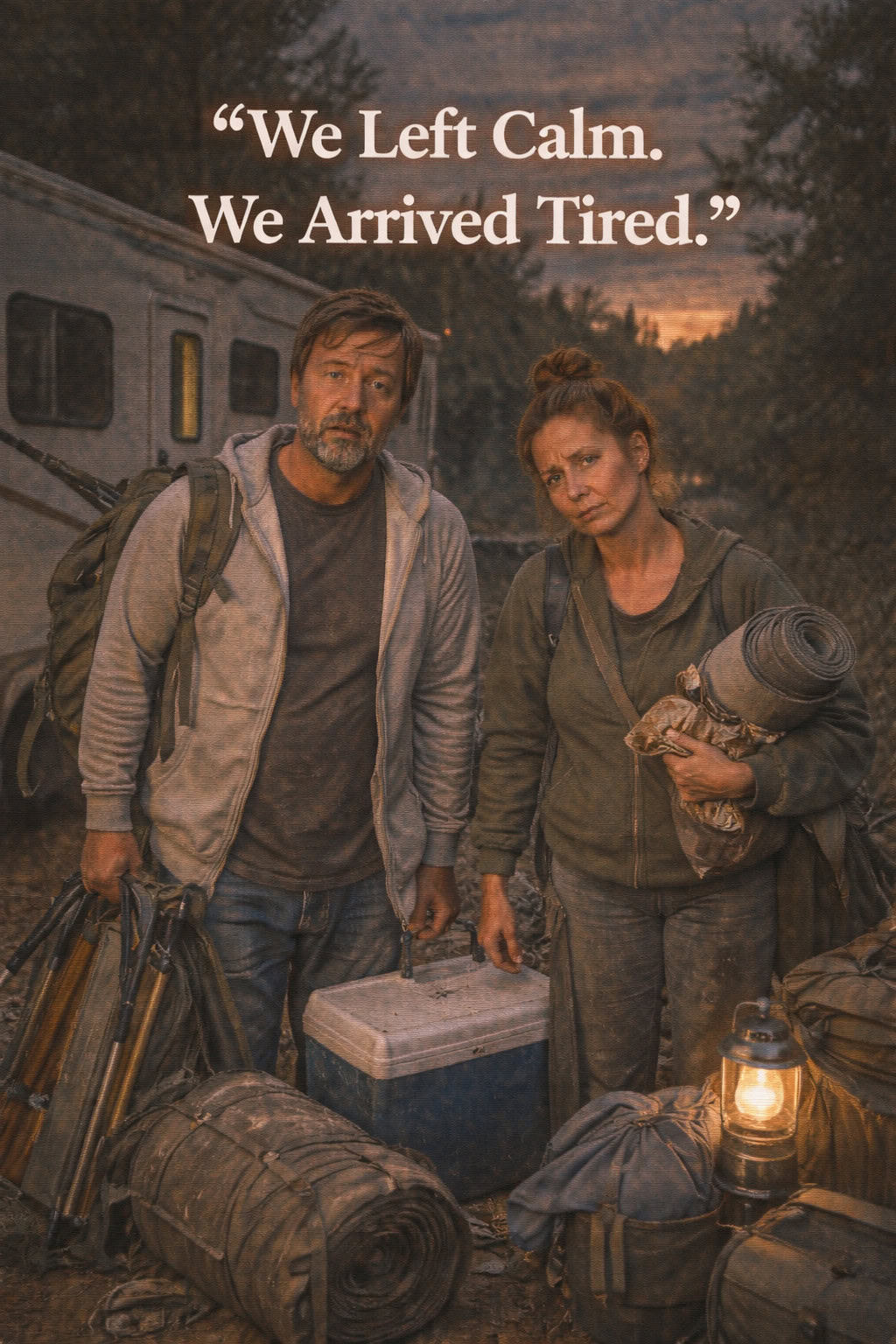 We Left Calm. We Arrived Tired.