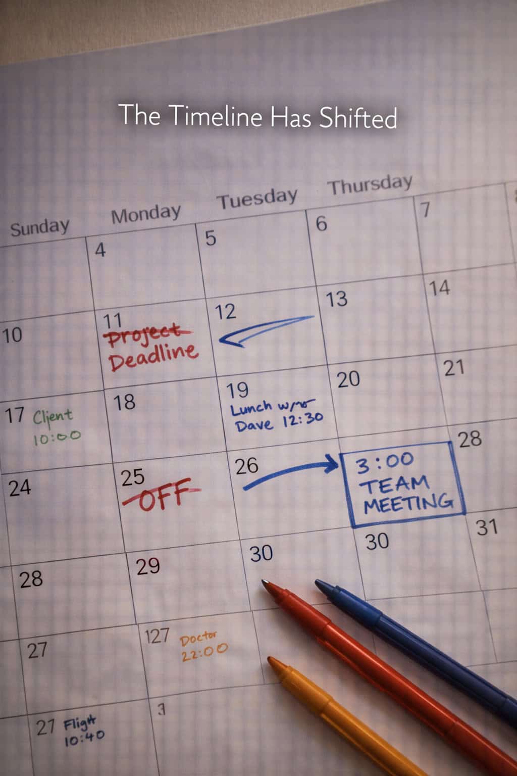 The Timeline Has Shifted