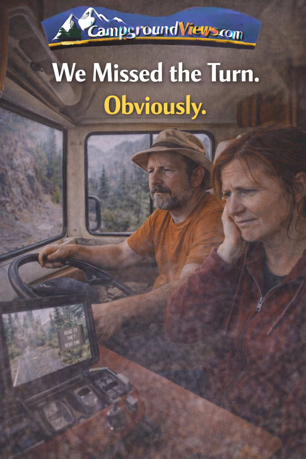 We Missed the Turn. Obviously.