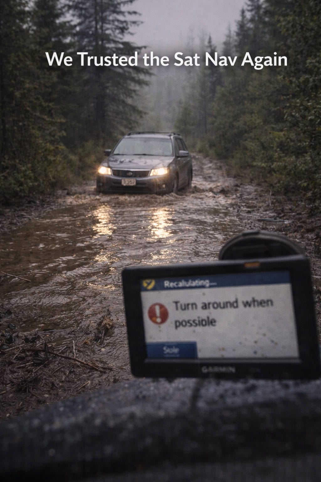 We Trusted the Sat Nav Again