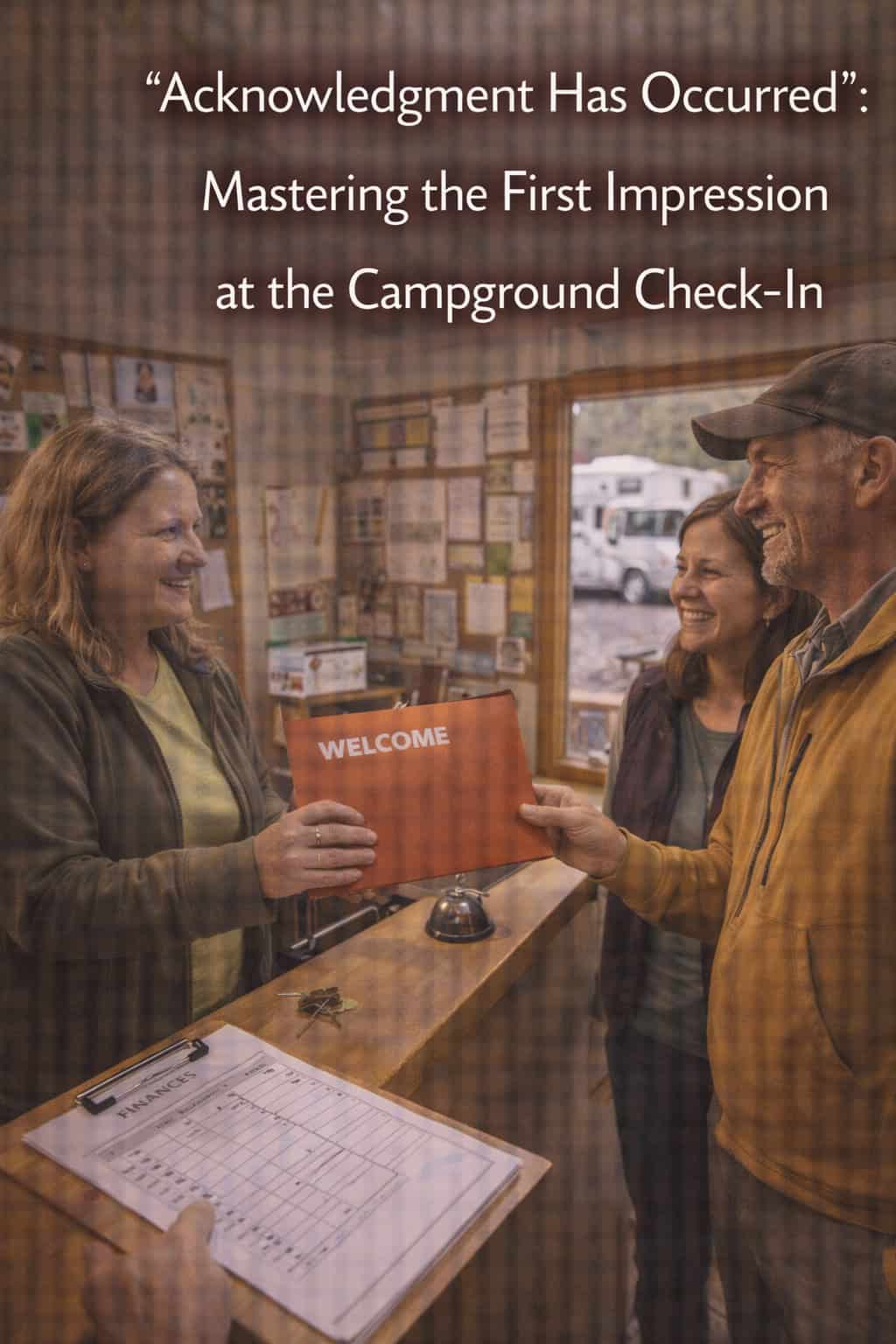 “Acknowledgment Has Occurred”: Mastering the First Impression at the Campground Check-In