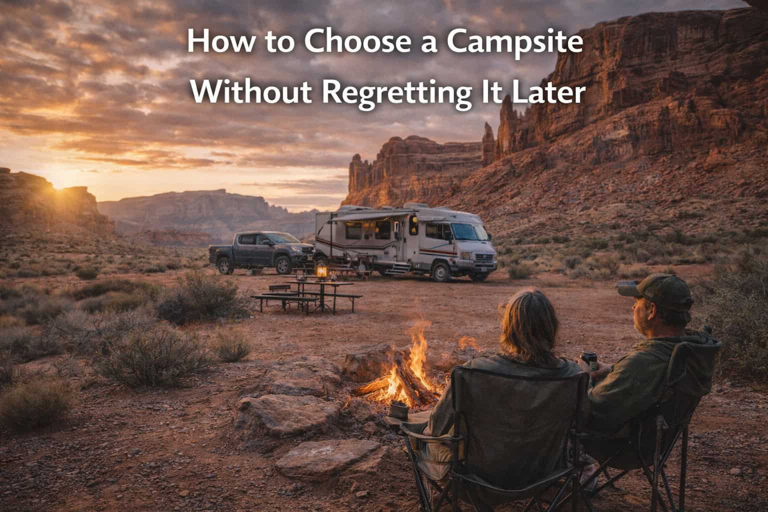 How to Choose a Campsite Without Regretting It Later