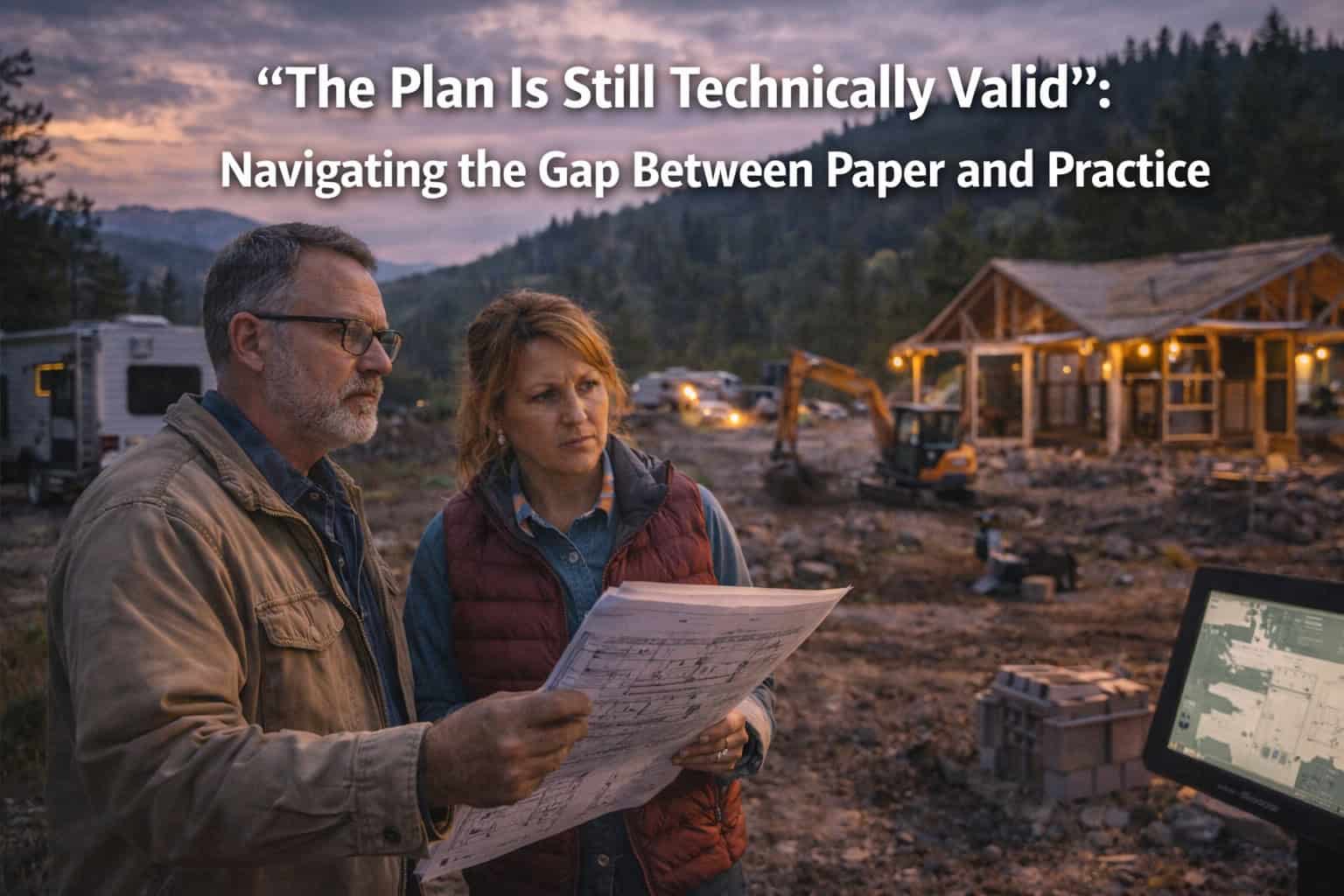 “The Plan Is Still Technically Valid”: Navigating the Gap Between Paper and Practice
