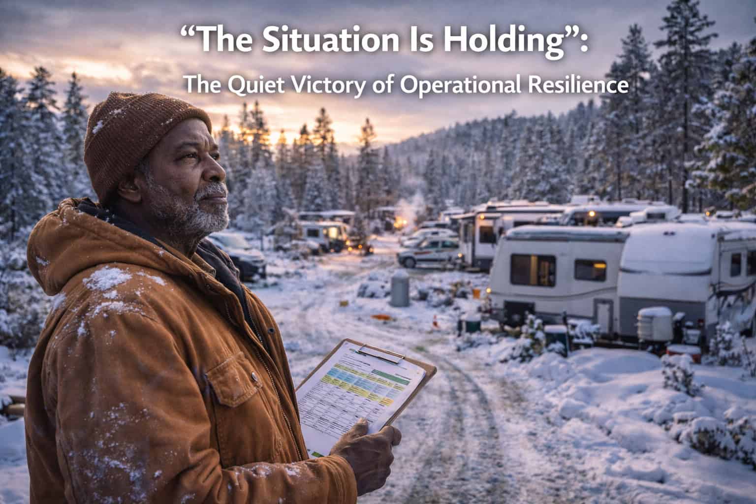 “The Situation Is Holding”: The Quiet Victory of Operational Resilience