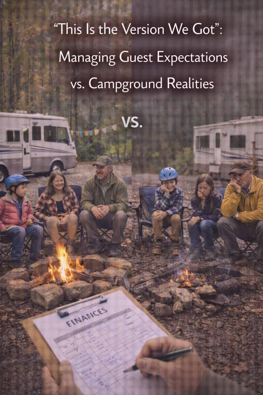 “This Is the Version We Got”: Managing Guest Expectations vs. Campground Realities