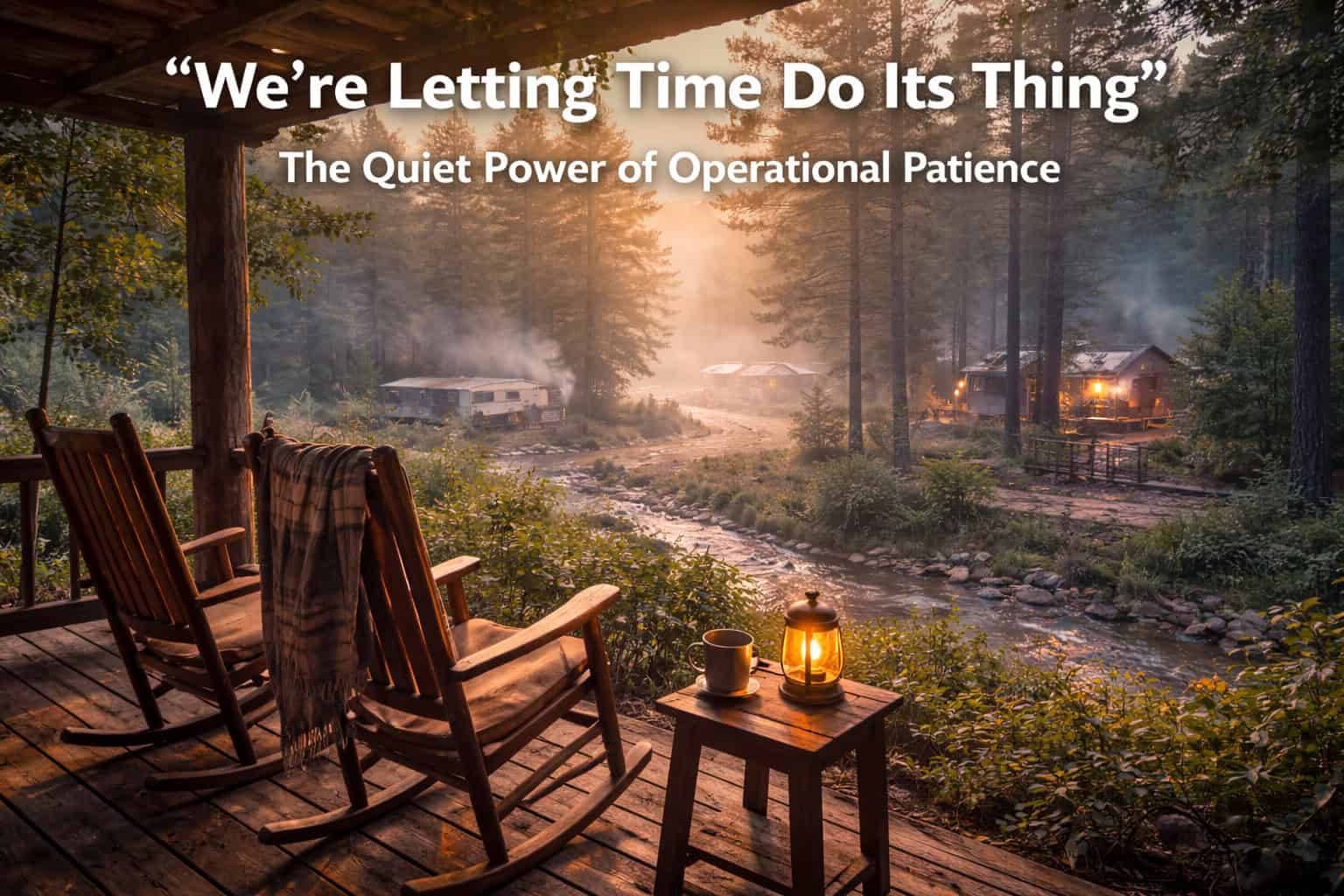 “We’re Letting Time Do Its Thing”: The Quiet Power of Operational Patience