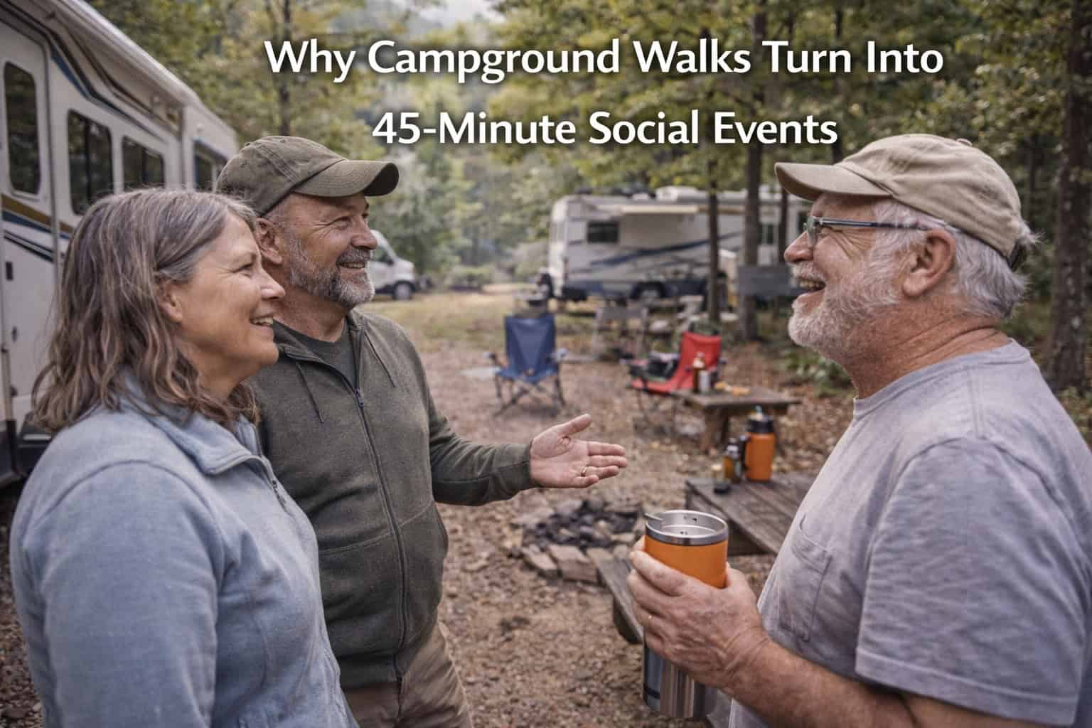 Why Campground Walks Turn Into 45-Minute Social Events