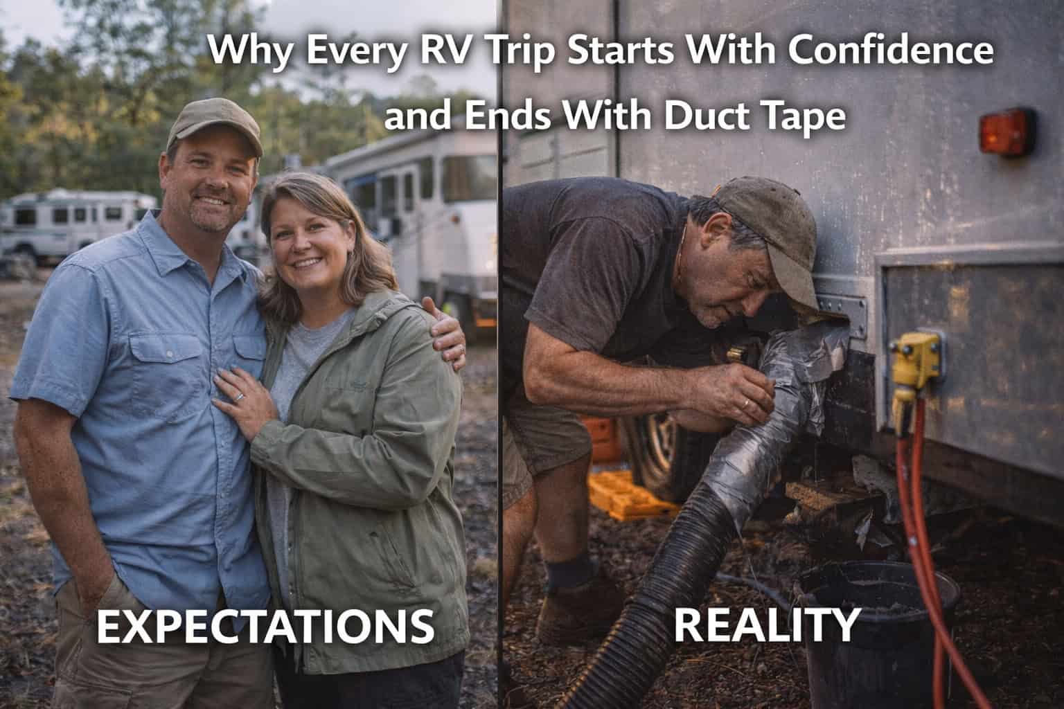 Why Every RV Trip Starts With Confidence and Ends With Duct Tape