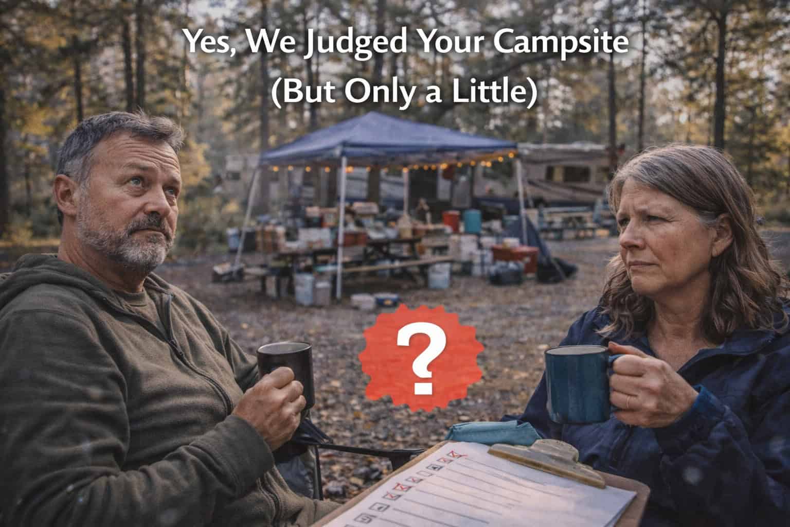 Yes, We Judged Your Campsite (But Only a Little)