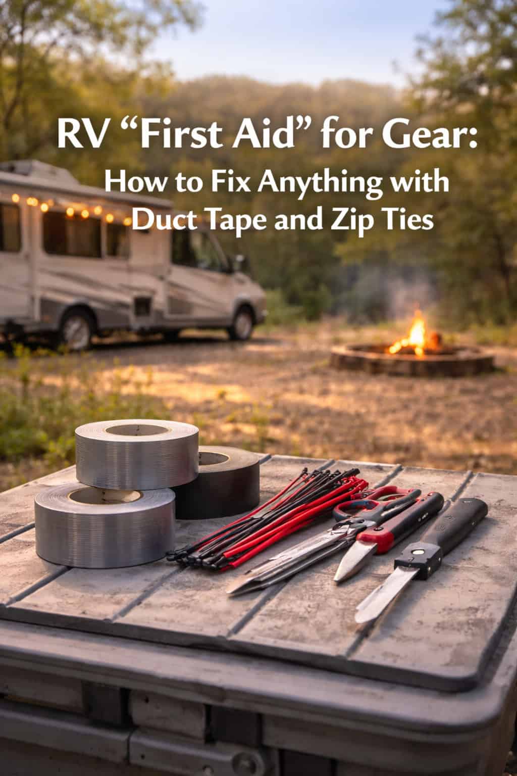 RV "First Aid" for Gear: How to Fix Anything with Duct Tape and Zip Ties