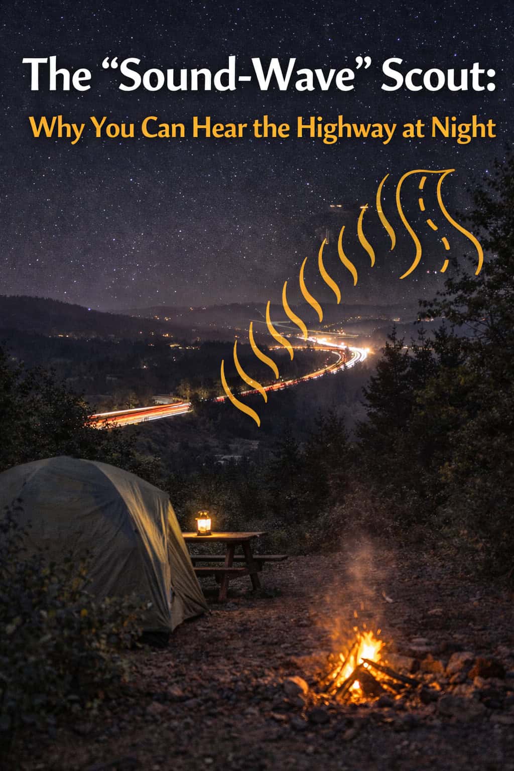 The "Sound-Wave" Scout: Why You Can Hear the Highway at Night
