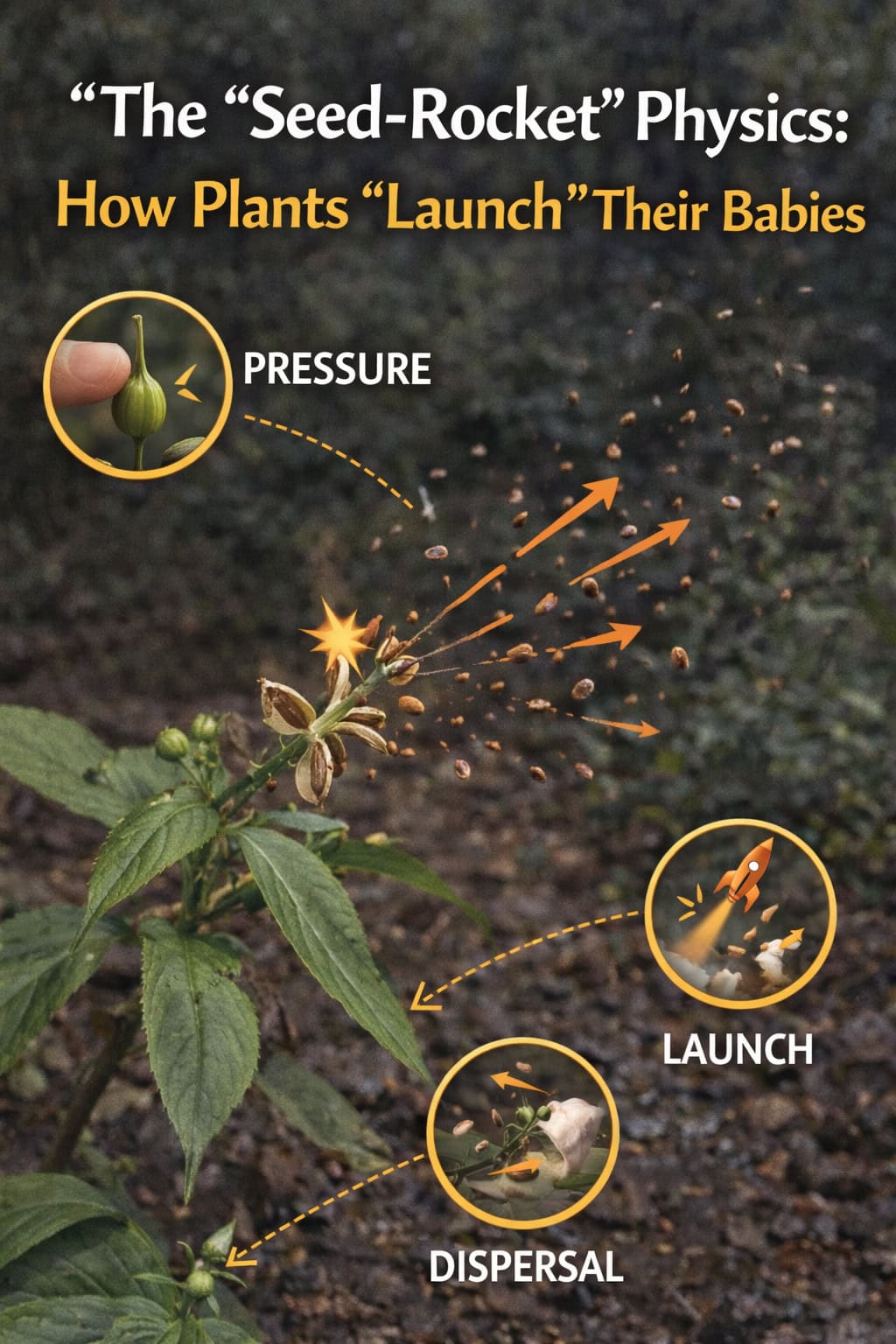 The "Seed-Rocket" Physics: How Plants "Launch" Their Babies